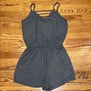 gray romper